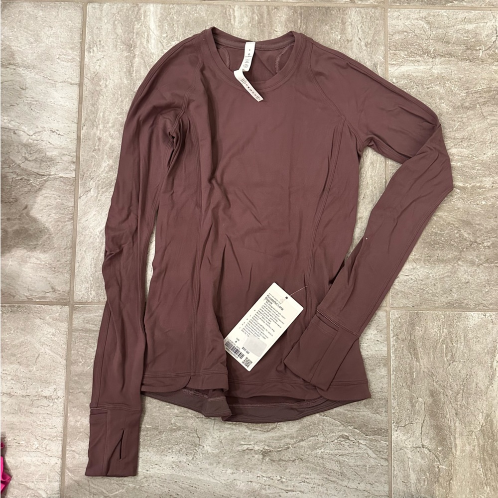 COPY - NWT lululemon Runderful long sleeve shirt sz 4